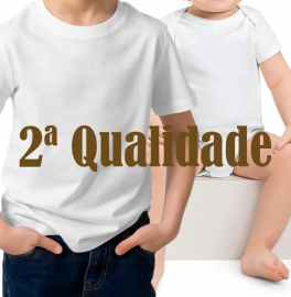 BODY, INFANTIL E JUVENIL 2 QUALIDADE BRANCA 100% POLIESTER PARA SUBLIMAO